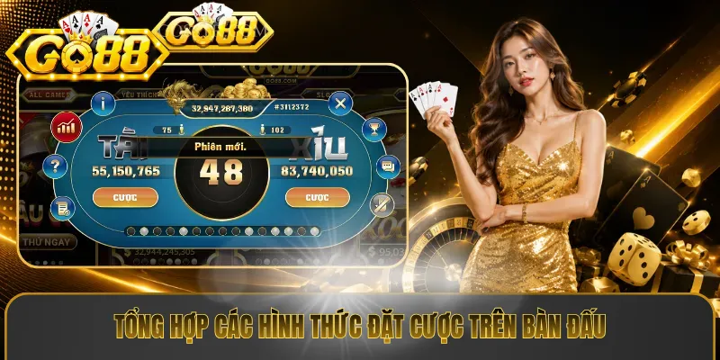 Tổng hợp các hình thức đặt cược trên bàn đấu